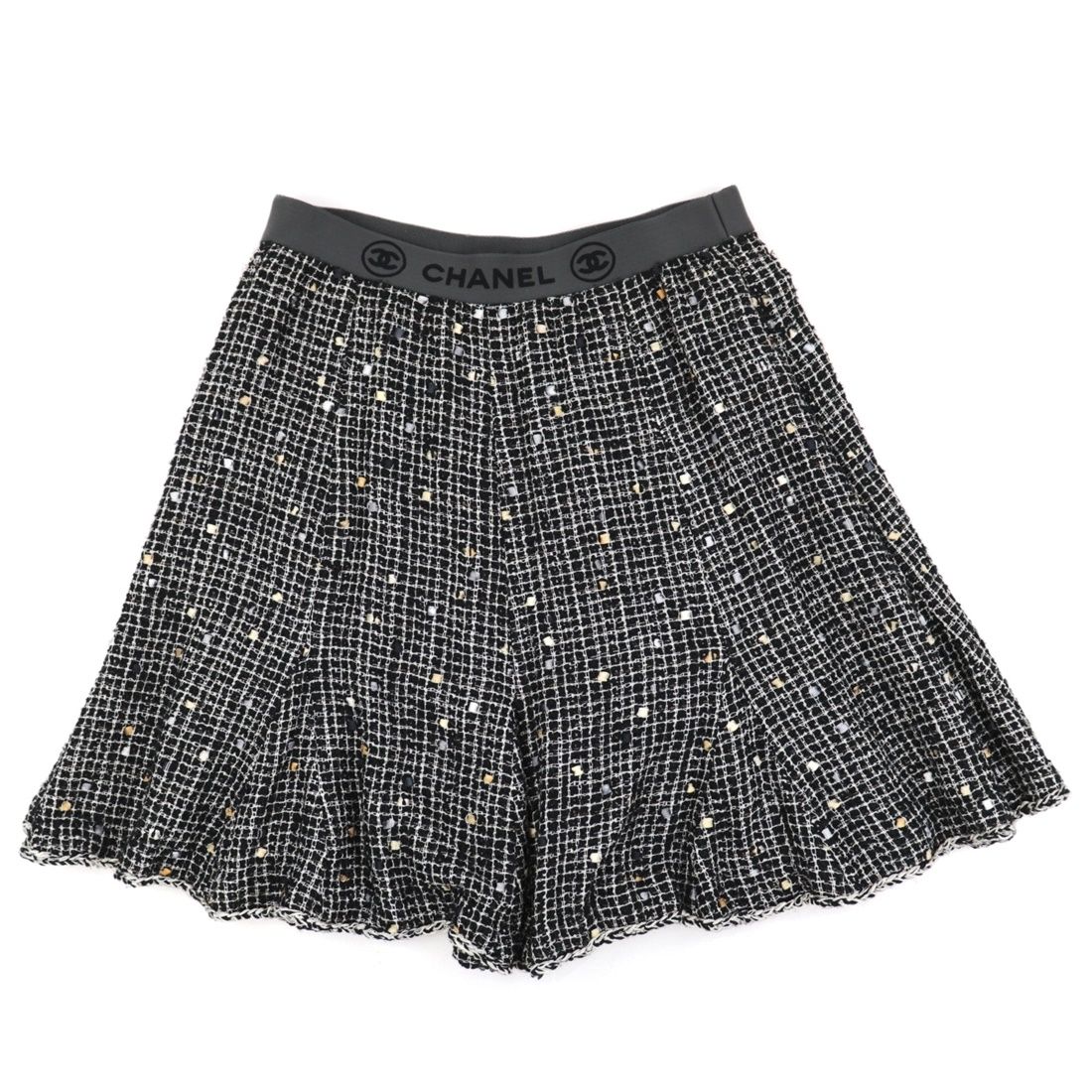 美品 シャネル 06SS ランウェイ着用 ツイード セットアップ レディース  