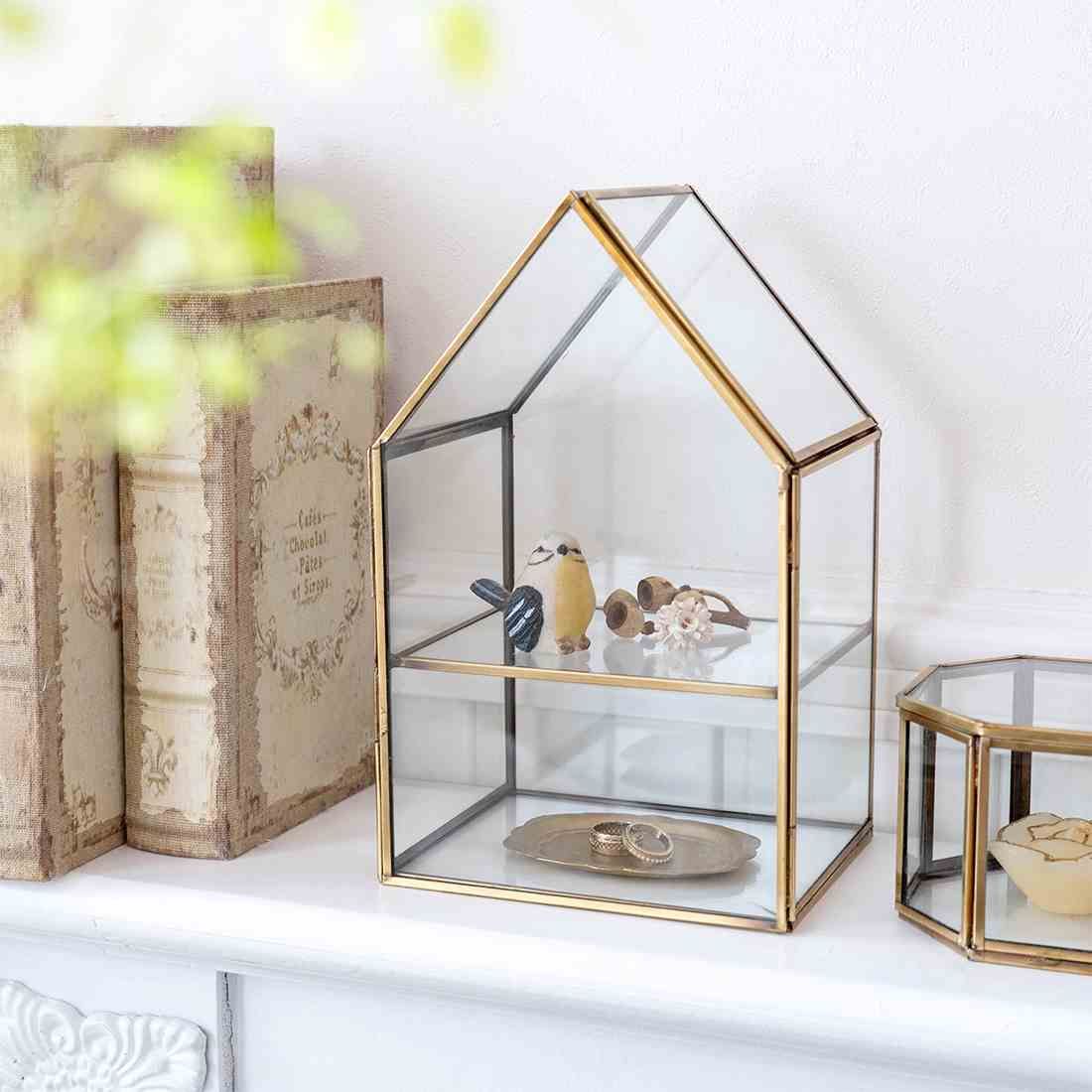 TMC モロッカン ガラス2段コレクションBOX ホーム 16025-811-460