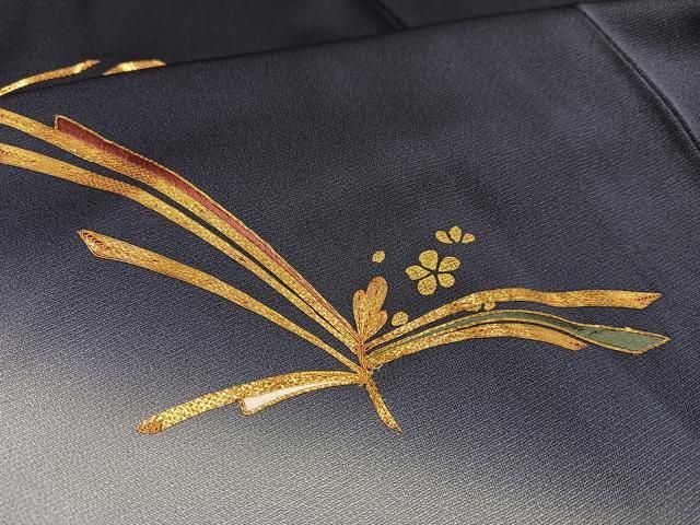 ■趣味の着物■正絹 長襦袢　袷仕立て 無双　半衿刺繍　暈し染め★未使用に近い★ □趣味の着物□正絹 長襦袢袷仕立て 無双半衿刺繍暈し染め☆未