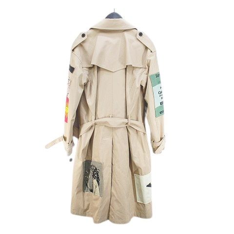 ハザマ ha|za|ma hazama ストア 祈跡的軌跡のトレンチコート ベージュ