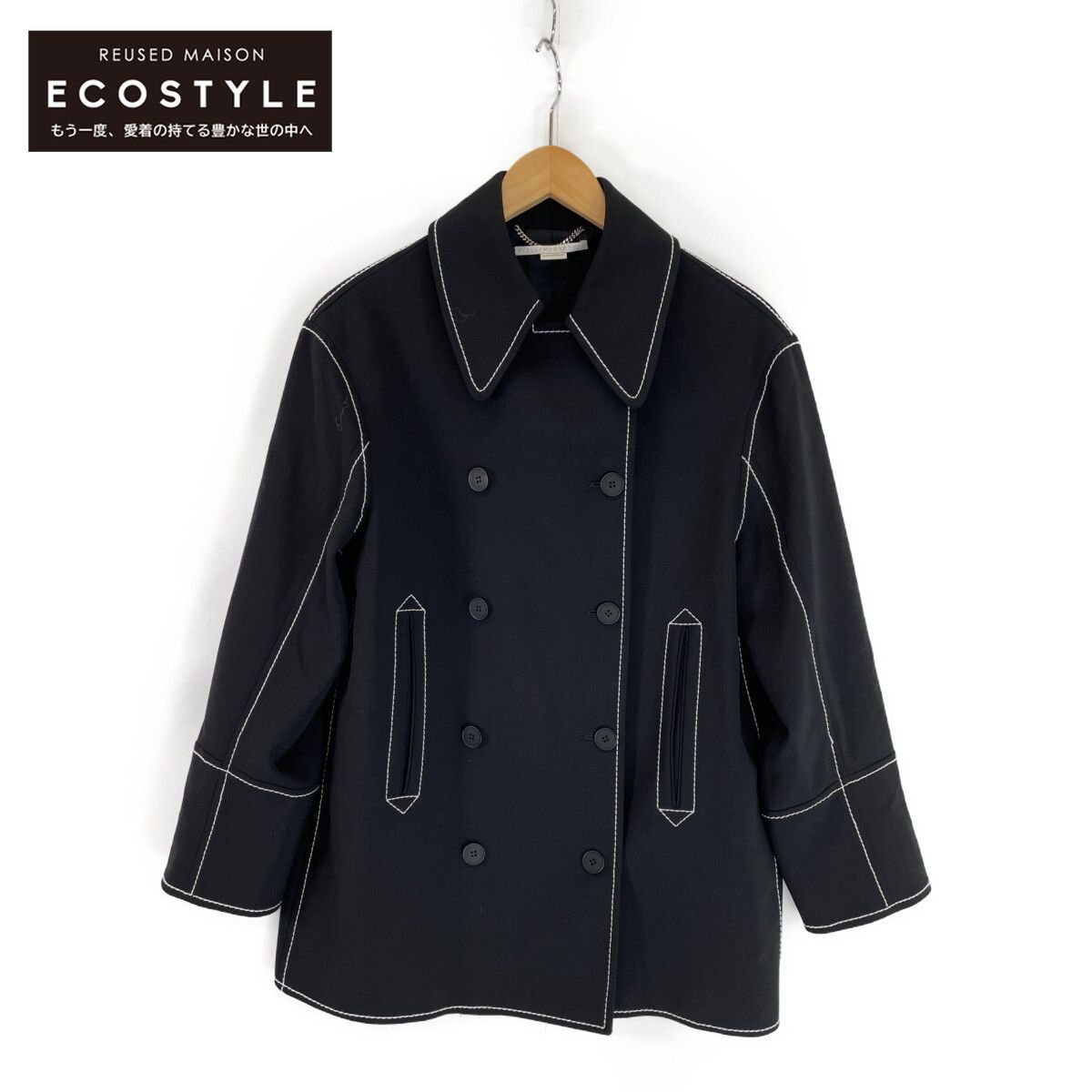 STELLA McCARTNEY ステラマッカートニー ステッチ ダブルジャケット 38  