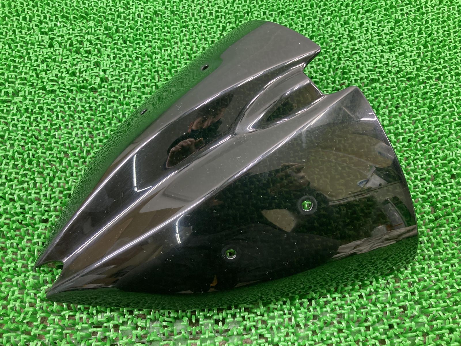 Z1000 スクリーン 39154-0020 JKAZRT00BCA029*** カワサキ 純正 中古 2010年式外し ZRT00B スモーク メーターバイザー 割れ欠け無し