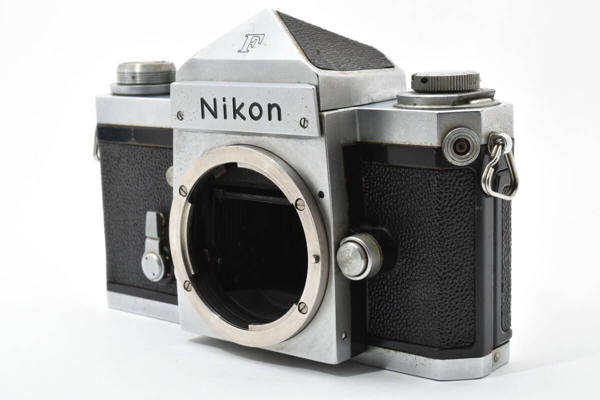 ジャンク ニコン Nikon F アイレベル 富士山刻印 シルバー ボディ フィルムカメラ L60 6812