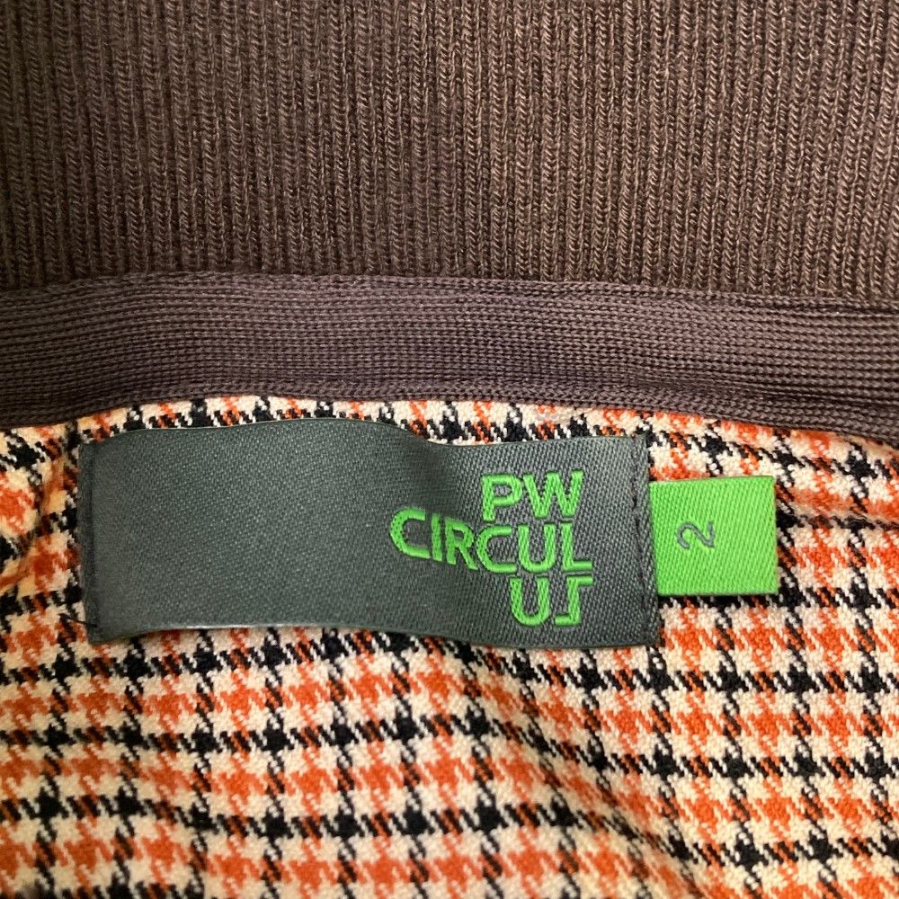 サイズ：2 PW CIRCULUS ピーダブリュサーキュラス  長袖ワンピース 総柄 オレンジ系 [240101433295] ゴルフウェア レディース ストスト サイズ：2 PW CIRCULUS ピーダブリュサーキュラス 長袖
