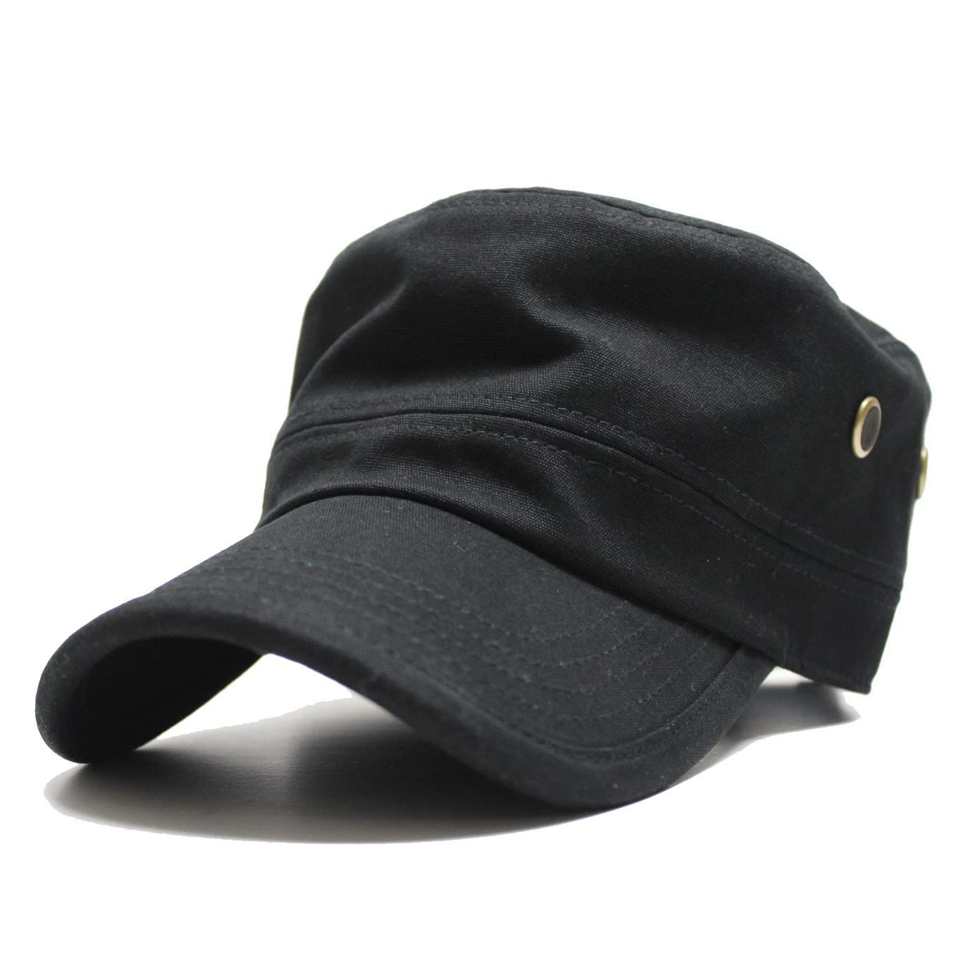 Size:3XL_Color:ブラック [Grand Eight] (グランドエイト) 大きいサイズ 帽子 65～67cm ソフトキャンバス ワークキャップ コットン素材 抗菌 防臭 3XL ブラック