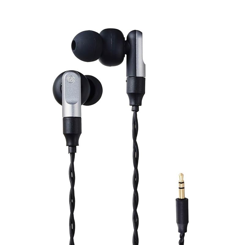 【特価商品】エレコム 有線イヤホン 3.5mm 3極 ゲーミング (FPS) カナル型 【原音に近い音質】 PEI材質 2つの装着方法を選べて疲れにくい ケーブル取り外し可能 Vcustom ブラック HS-VE300BK