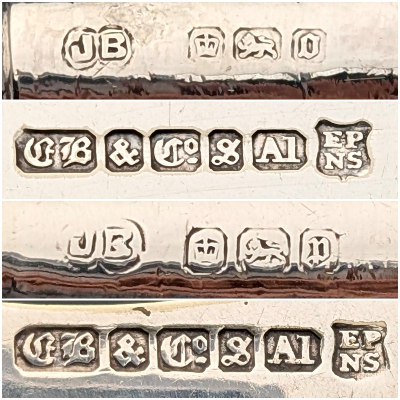 1906年頃 英国アンティーク 純銀ハンドル カトラリー6ペア John
