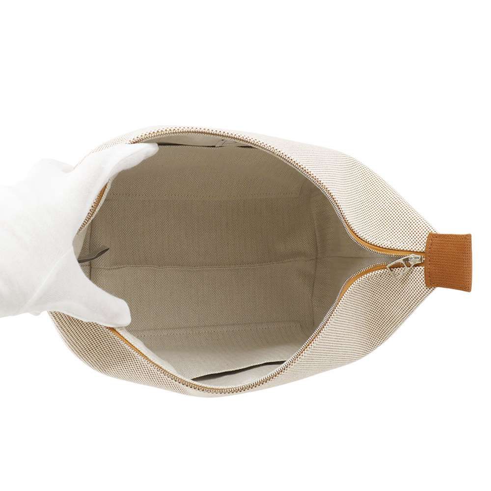 エルメス ポーチ ブリッド・ア・ブラックGM カブリオル ビスキュイ