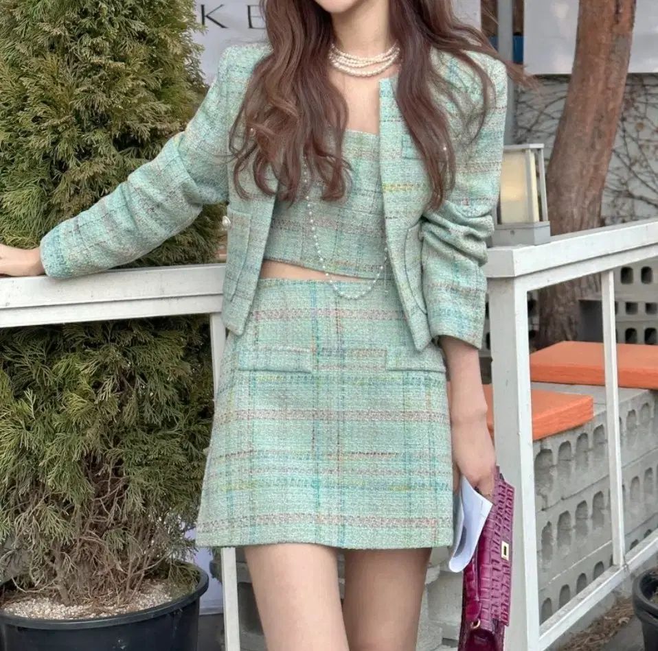 ポストモダンション クレヨン ツイード セットアップ MAAHADDERANG_COM