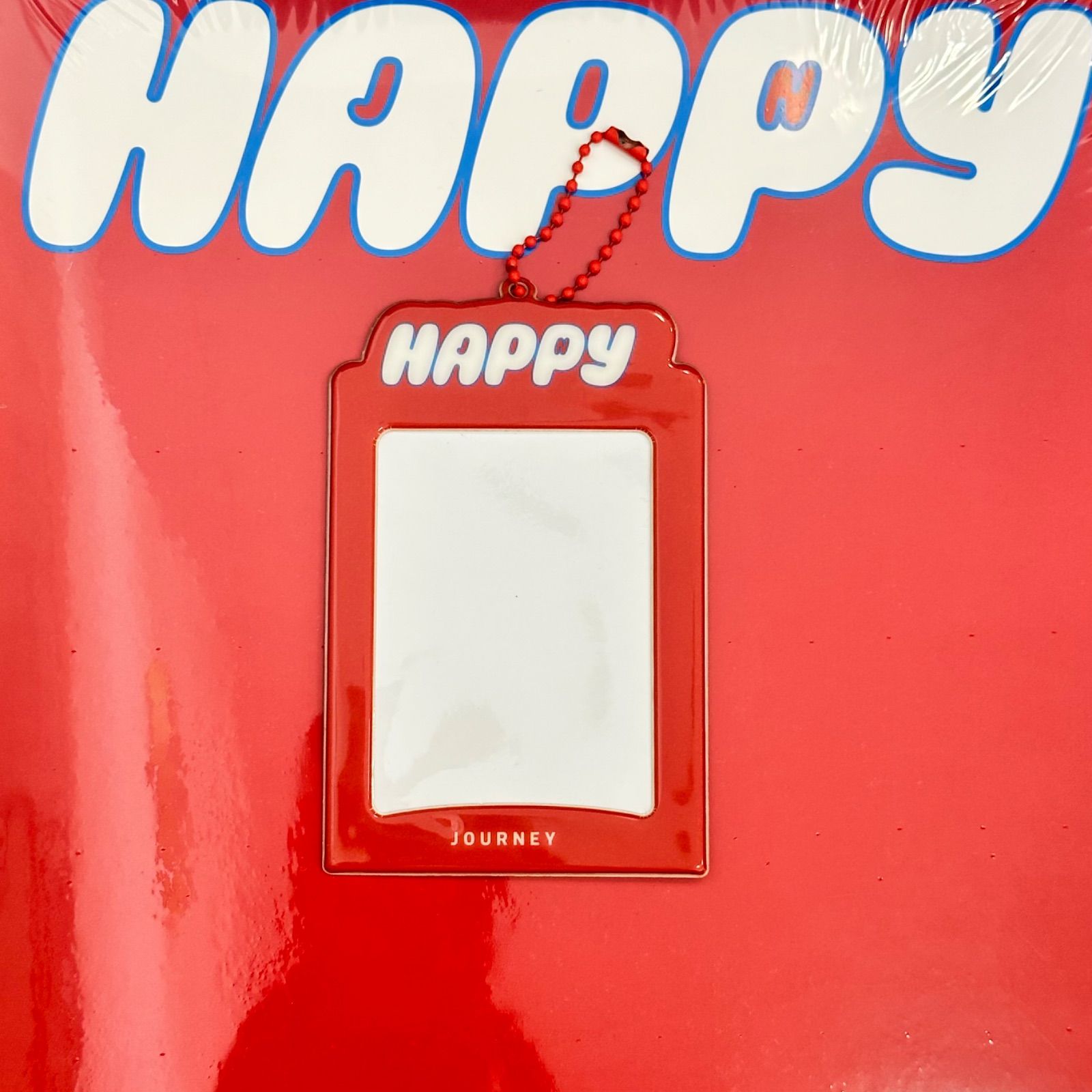 BTS JIN ジン HAPPY weverse 特典 フォトカードホルダー 赤 青
