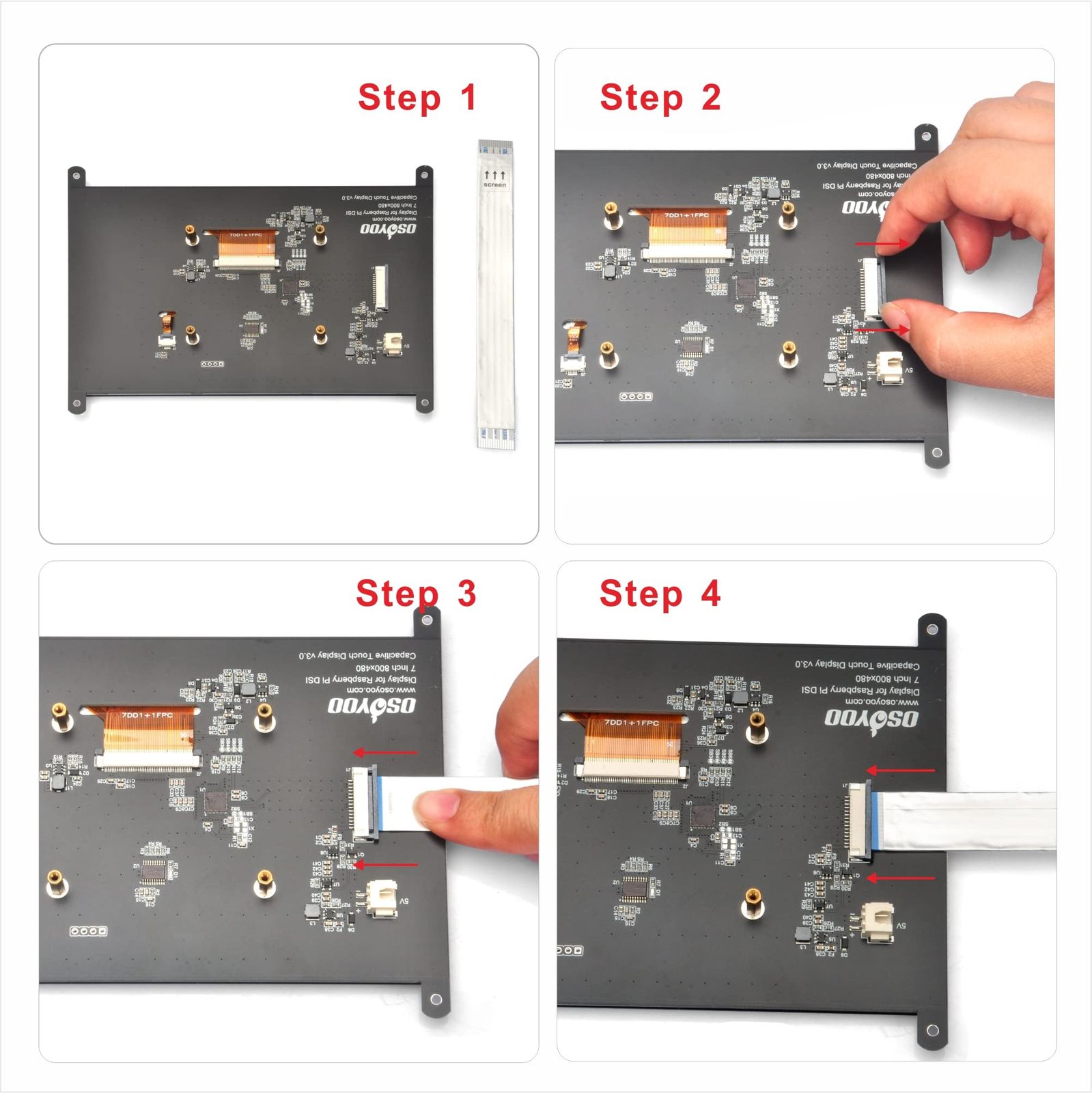 800×480解像度 ラズベリーパイ2