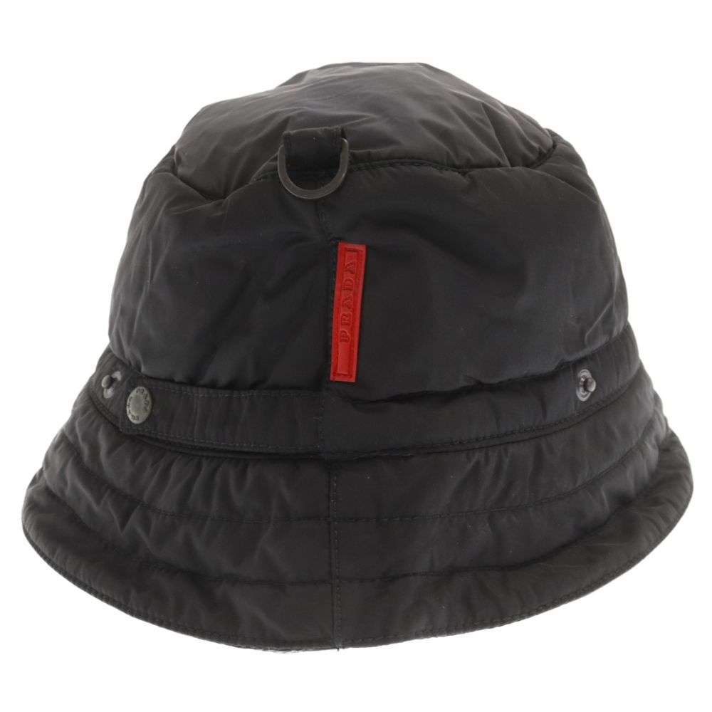 PRADA SPORT (プラダ スポーツ) ラバーロゴパッチ ナイロン バケット 