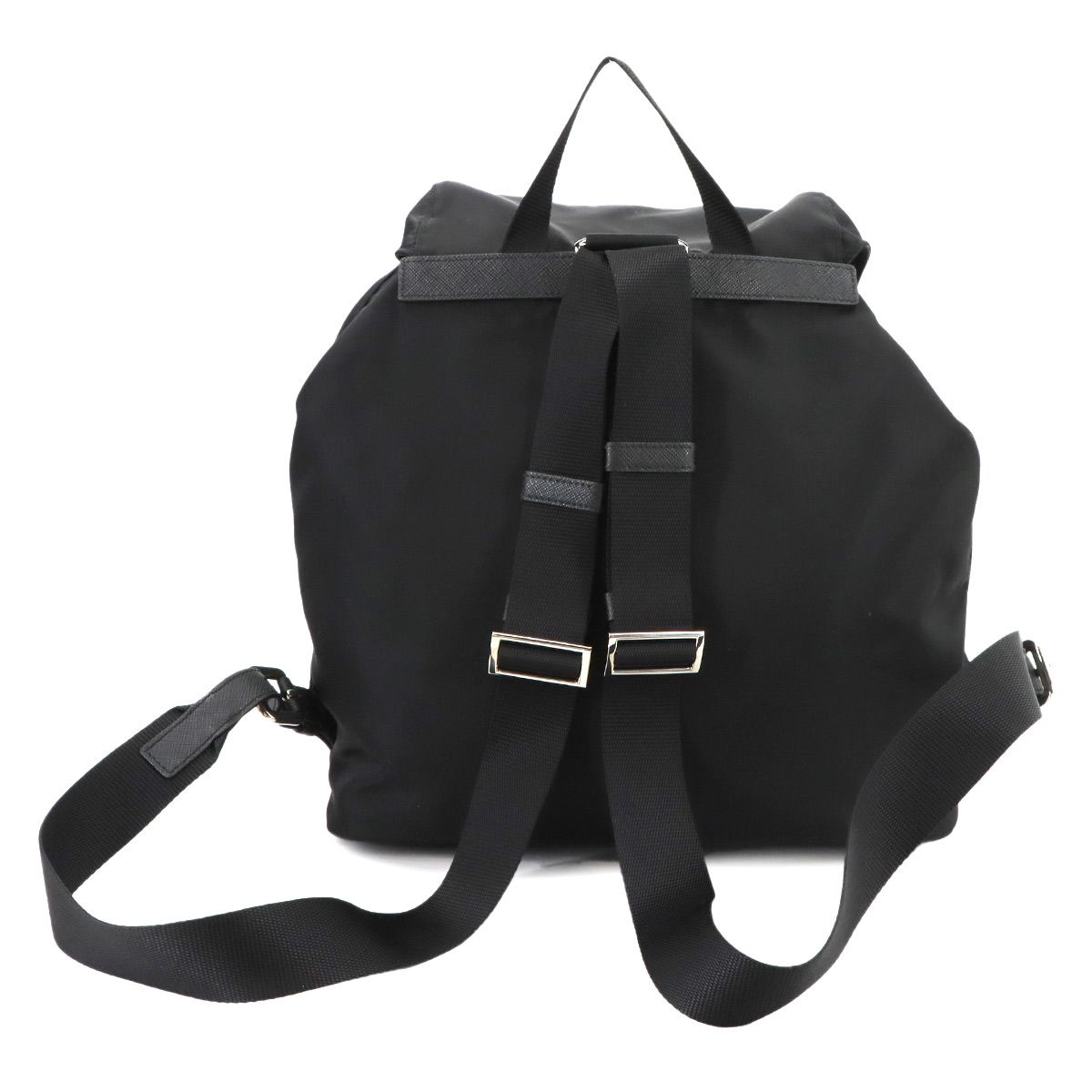 PRADA リュック BK 1BZ005 近年モデル　サフィアーノ　ナイロン ☆PRADA☆Re Nylon xサフィアーノレザー バックパック (PRADA