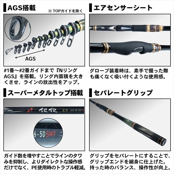 ダイワ 銀狼 王牙 04-53 送料込み ダイワ 04-53 銀狼王牙