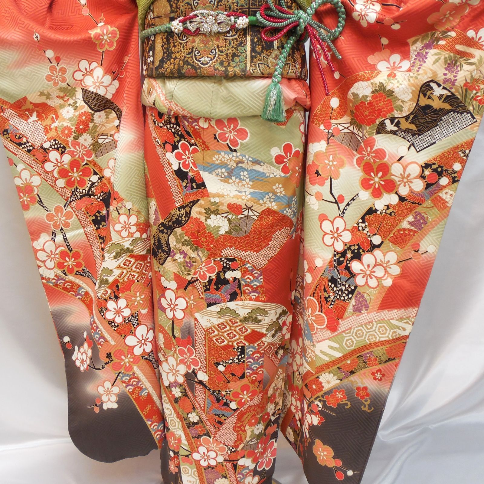 振袖Mサイズ レッド系