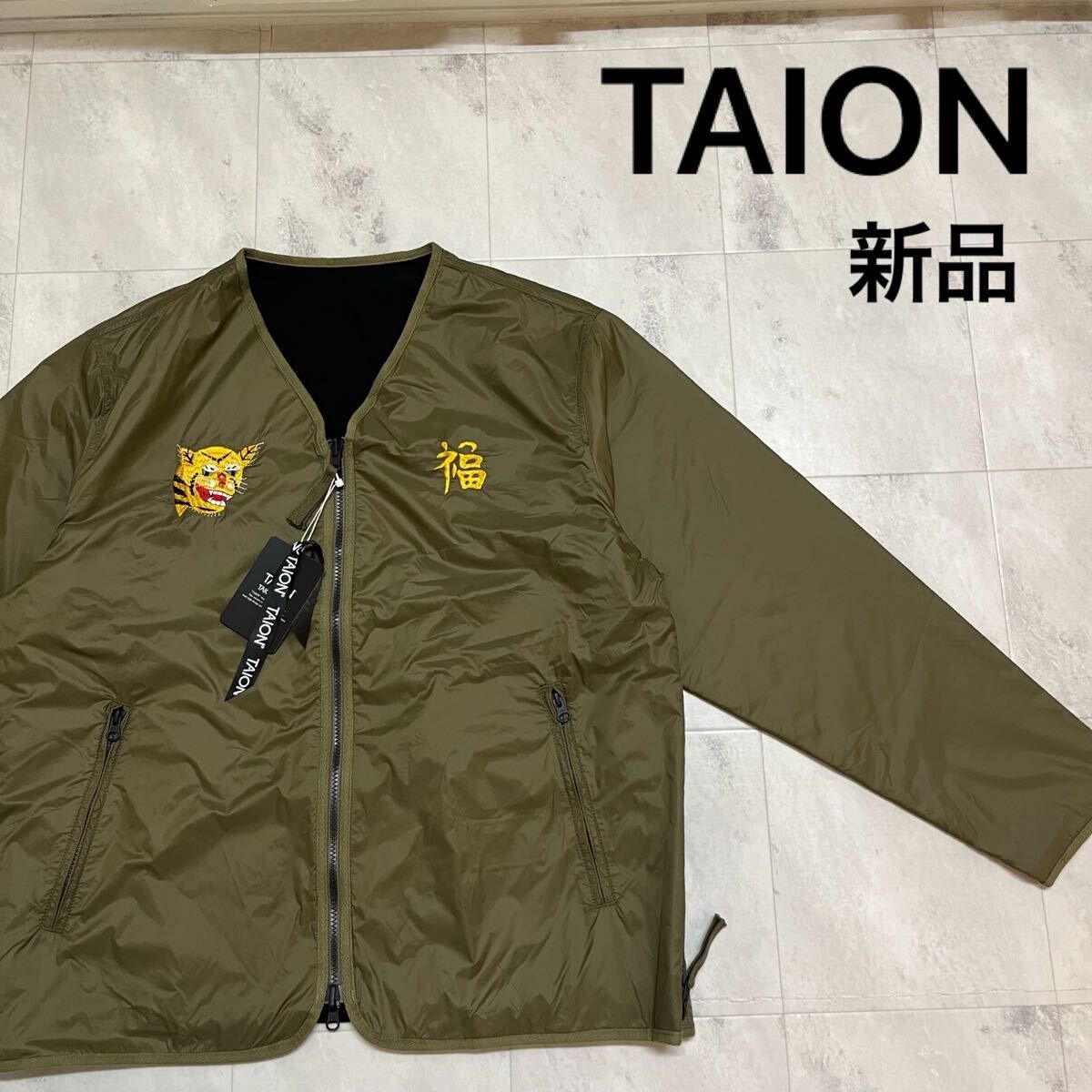 新品 TAION タイオン ナイロンジャケット リバーシブル ベトジャン 刺繍 新品 TAION タイオン ナイロンジャケット リバーシブル