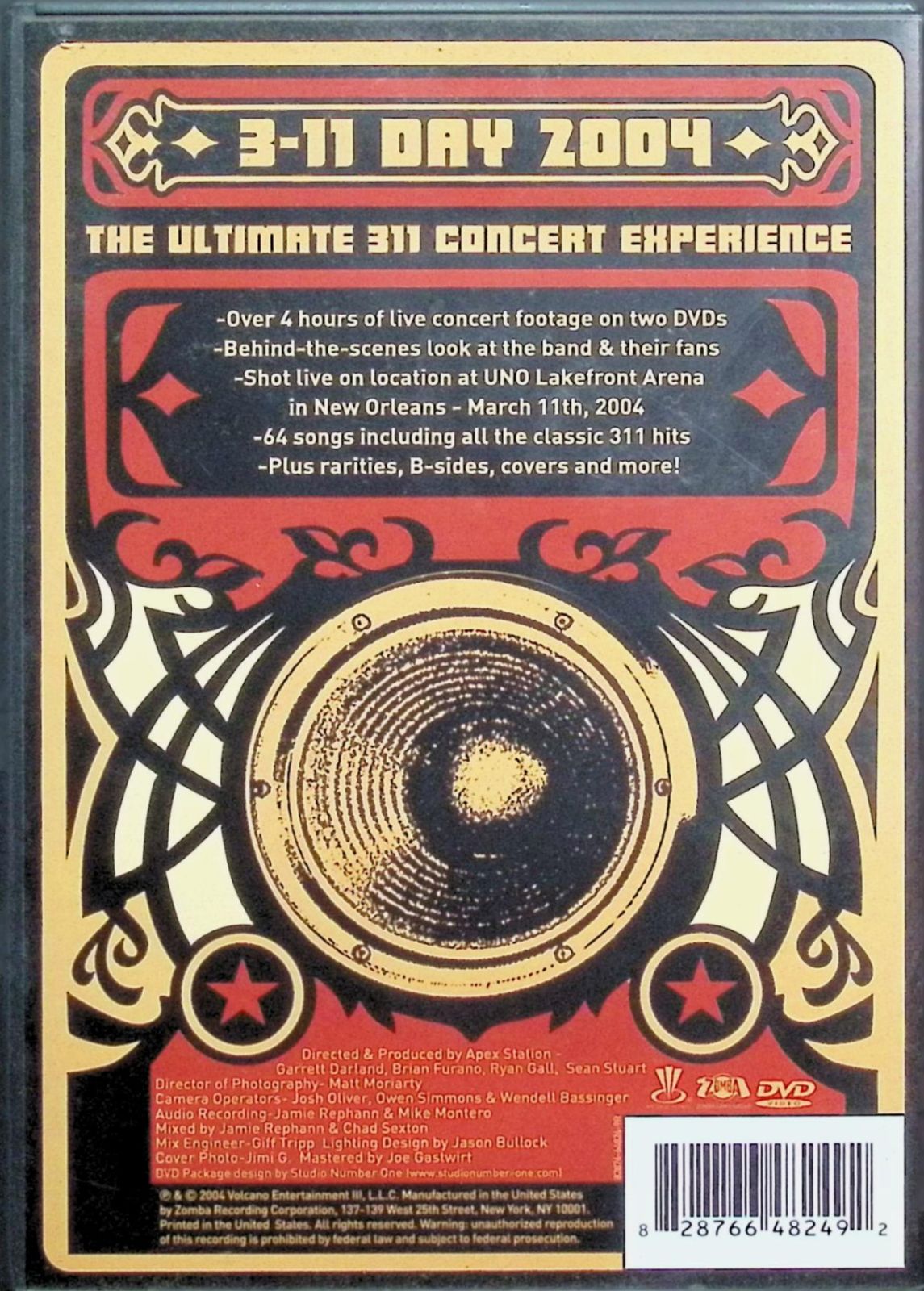 (未使用･未開封品)311 Day: Live in New Orleans [DVD] 311 / 311 Day : Live in New Orleans DVD - メルカリ