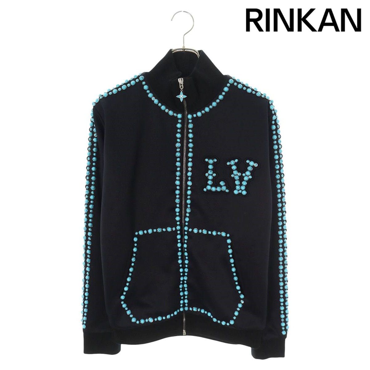 ルイヴィトン  24AW  RM242M HYQ HRY75W ターコイズ風装飾LVロゴトラックジャケットブルゾン メンズ M 【2/27～3/18 タイムセール】