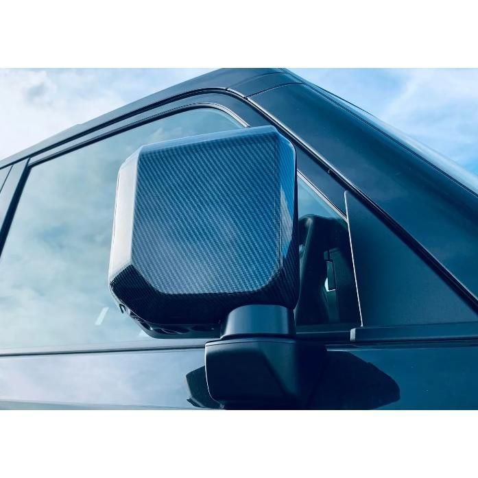 スポーティ全開 カーボン ルック ドアミラー カバー ランドクルーザー