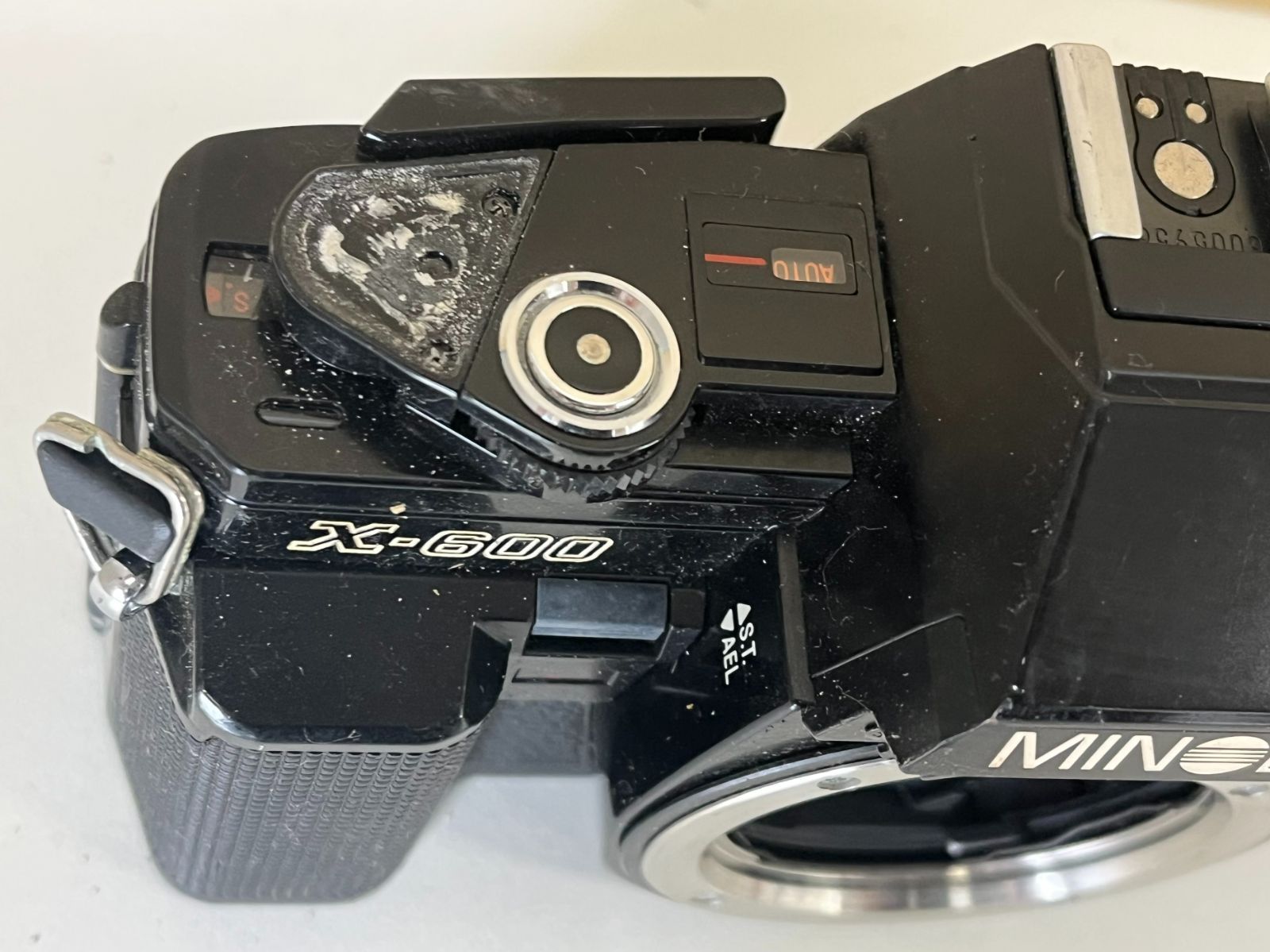 MINOLTA一眼レフフイルムカメラ B-576 MINOLTA/ミノルタ 一眼レフ フィルムカメラ ブラック 動作未確認