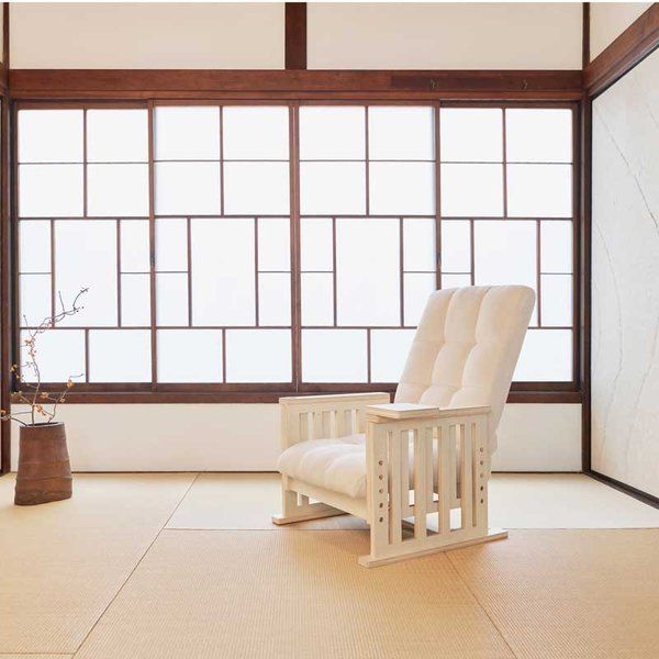 完成品】やすらぎ高座椅子 座椅子 折りたたみ 10段階リクライニング 4