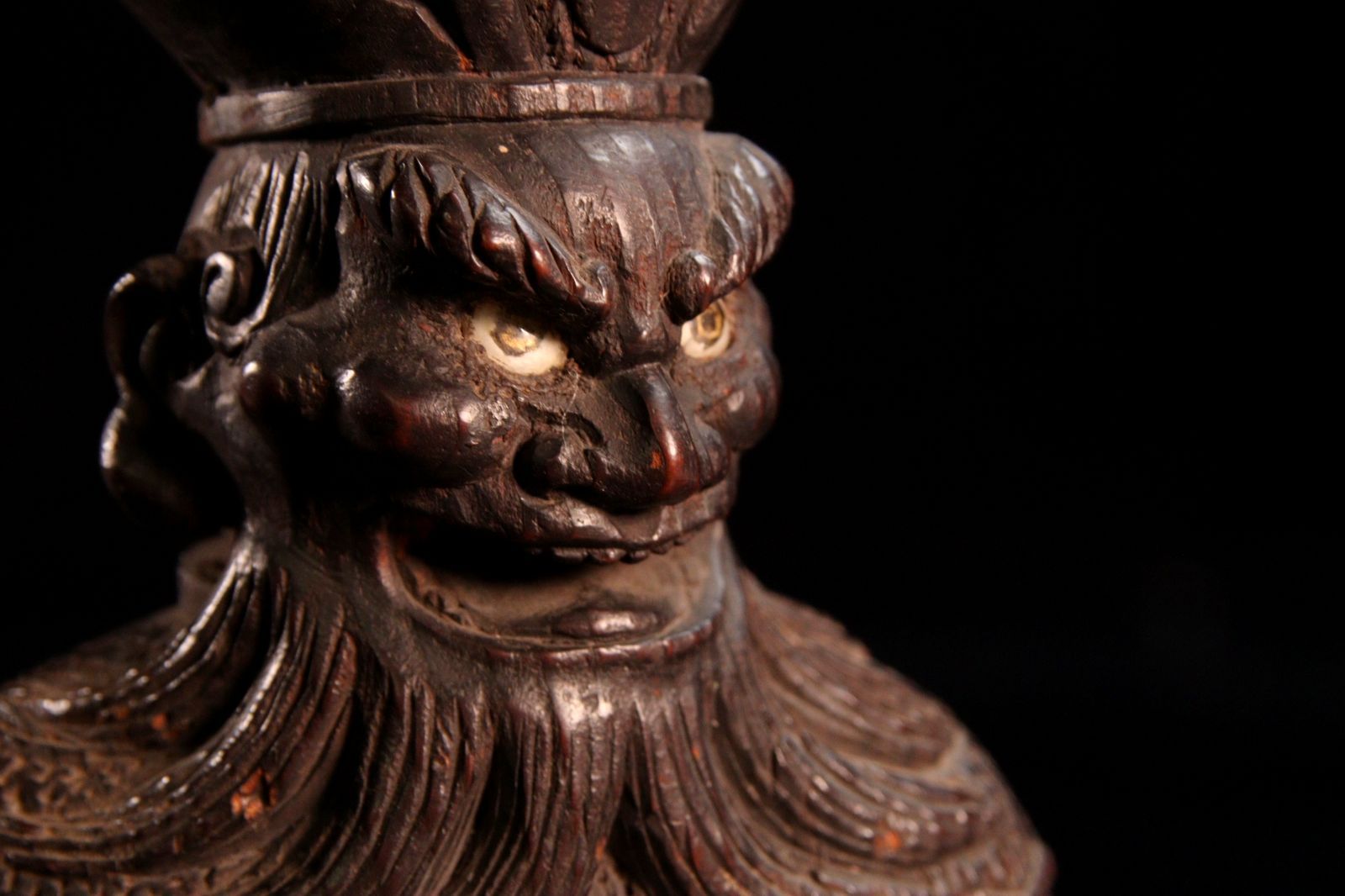 閻魔大王 置物 骨董 仏教