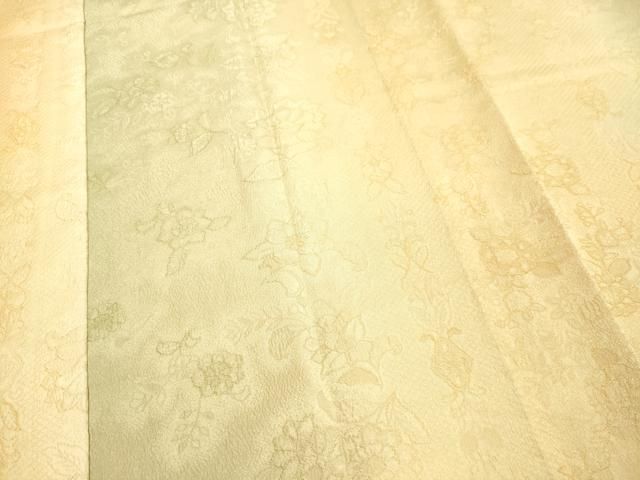 平和屋着物○長襦袢 無双仕立て 草花地紋 暈し染め やまと誂製 正絹