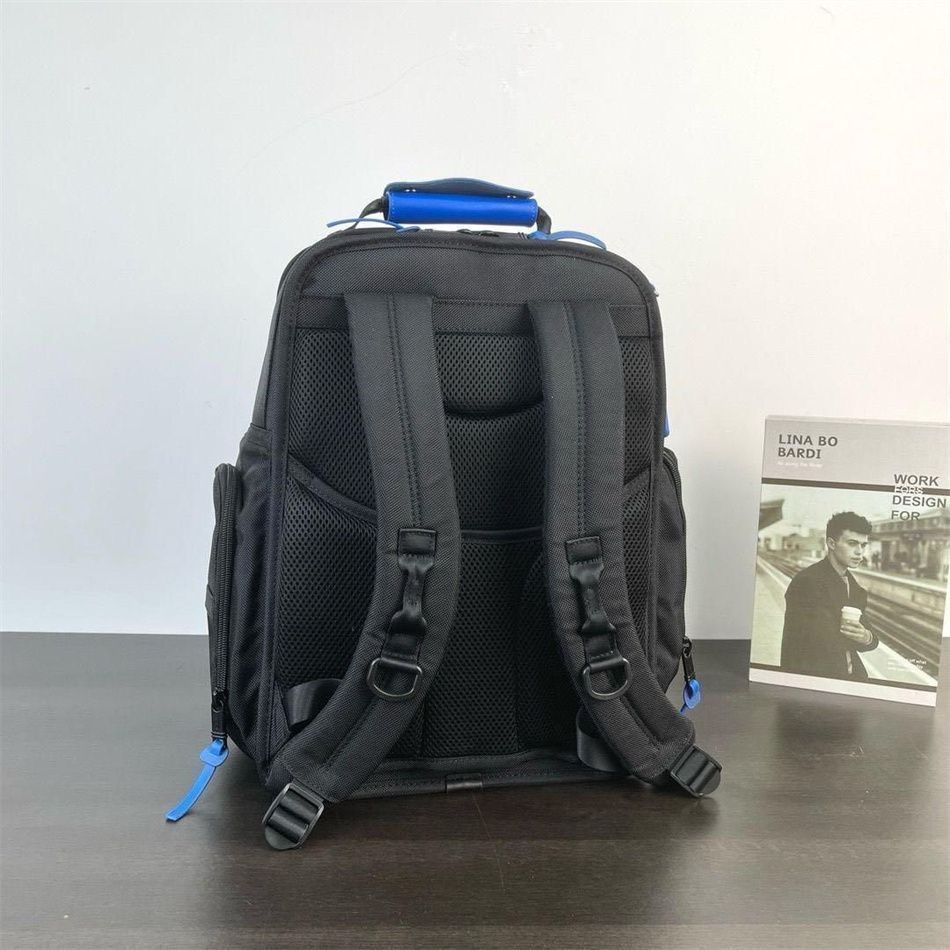 TUMI ALPHA3 バックパック リュック 2603578ブラック×ブルー