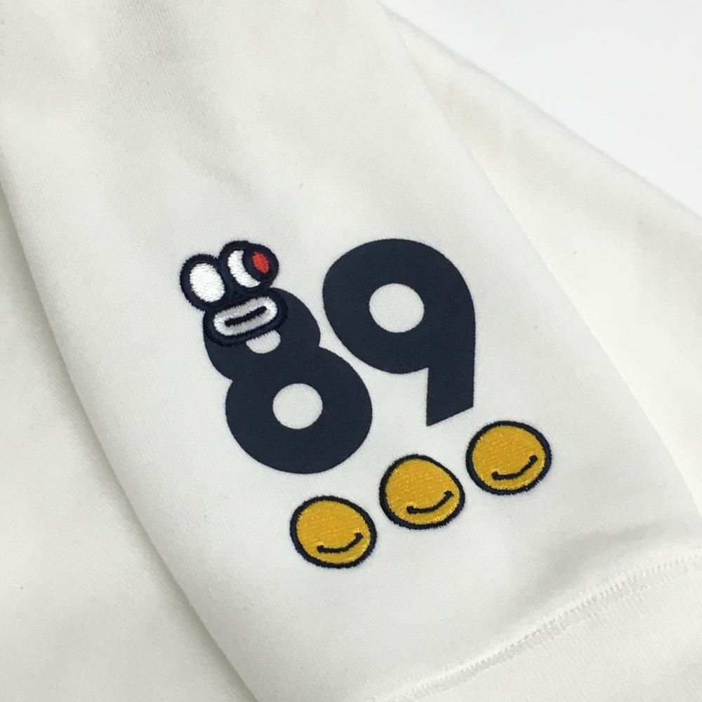 パーリーゲイツ トレーナー 白×ネイビー どうしちゃったPG スウェット