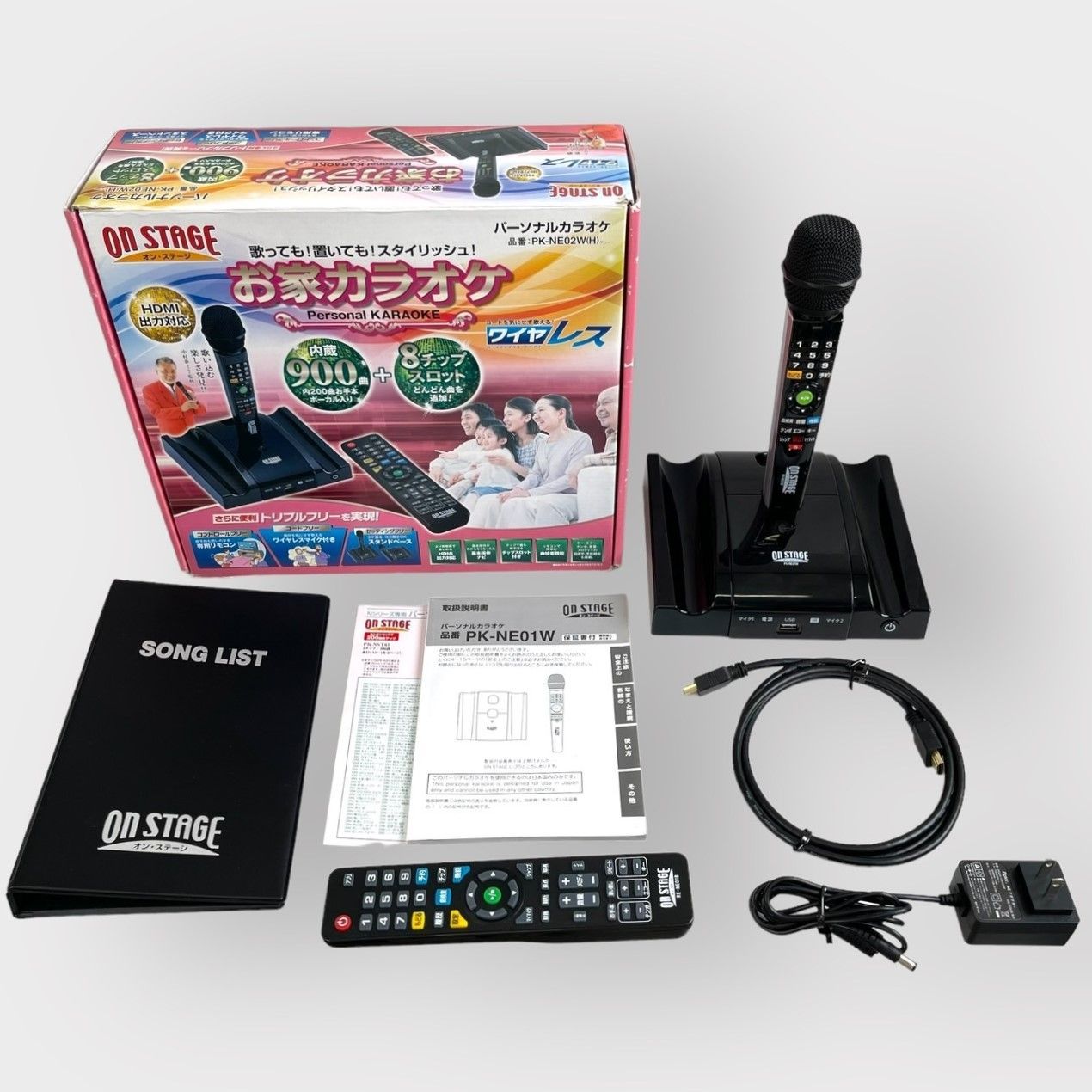 ON STAGE ワイヤレスカラオケ PK-NEO1W ON STAGE ワイヤレスカラオケ PK-NEO1W