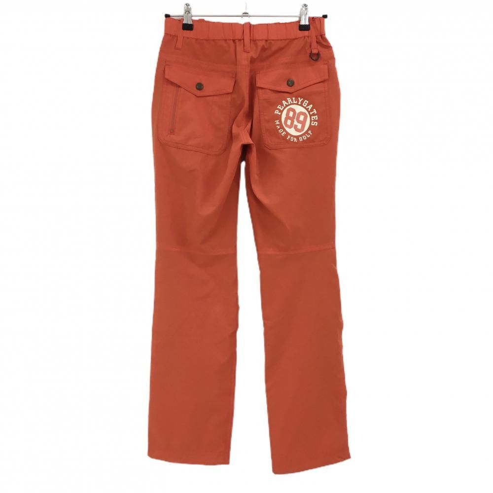 パーリーゲイツ パンツ オレンジ 蓄熱裏地 ドローコード レディース 0