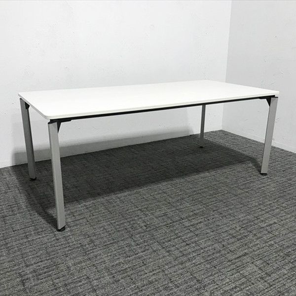 ミーティングテーブル 完成品 DE 4本脚タイプ イトーキ ホワイトW