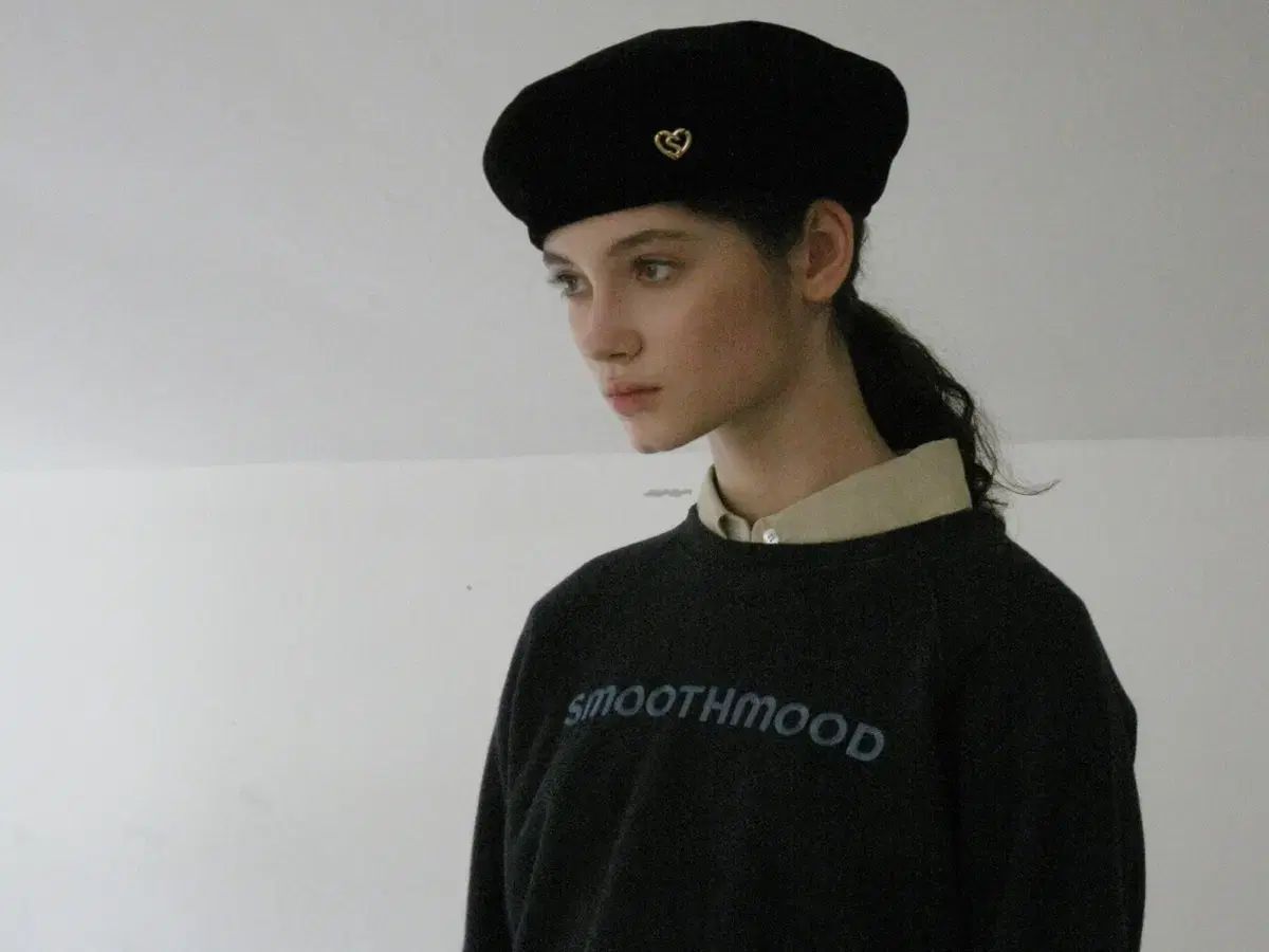 スムードムード ベレー帽 canteen heart logo beret