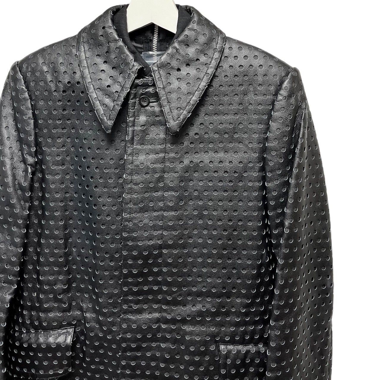 コムデギャルソン　AD2000 ヴィンテージ　コート COMME des GARCONS コムデギャルソン 00AW パンチングフェイク