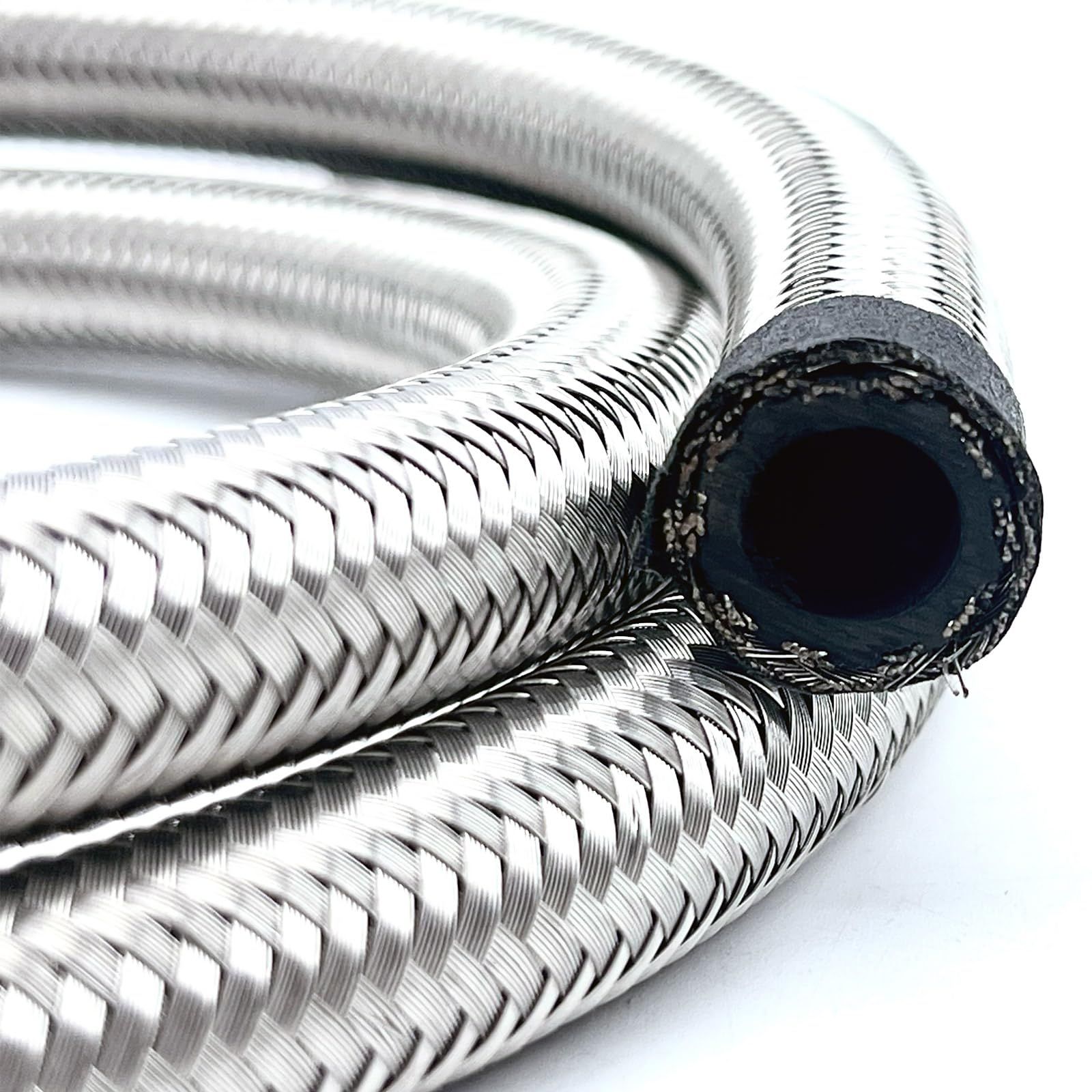 LEXOR ナイロンメッシュホース AN6 1m CPE ステンレス オイル
