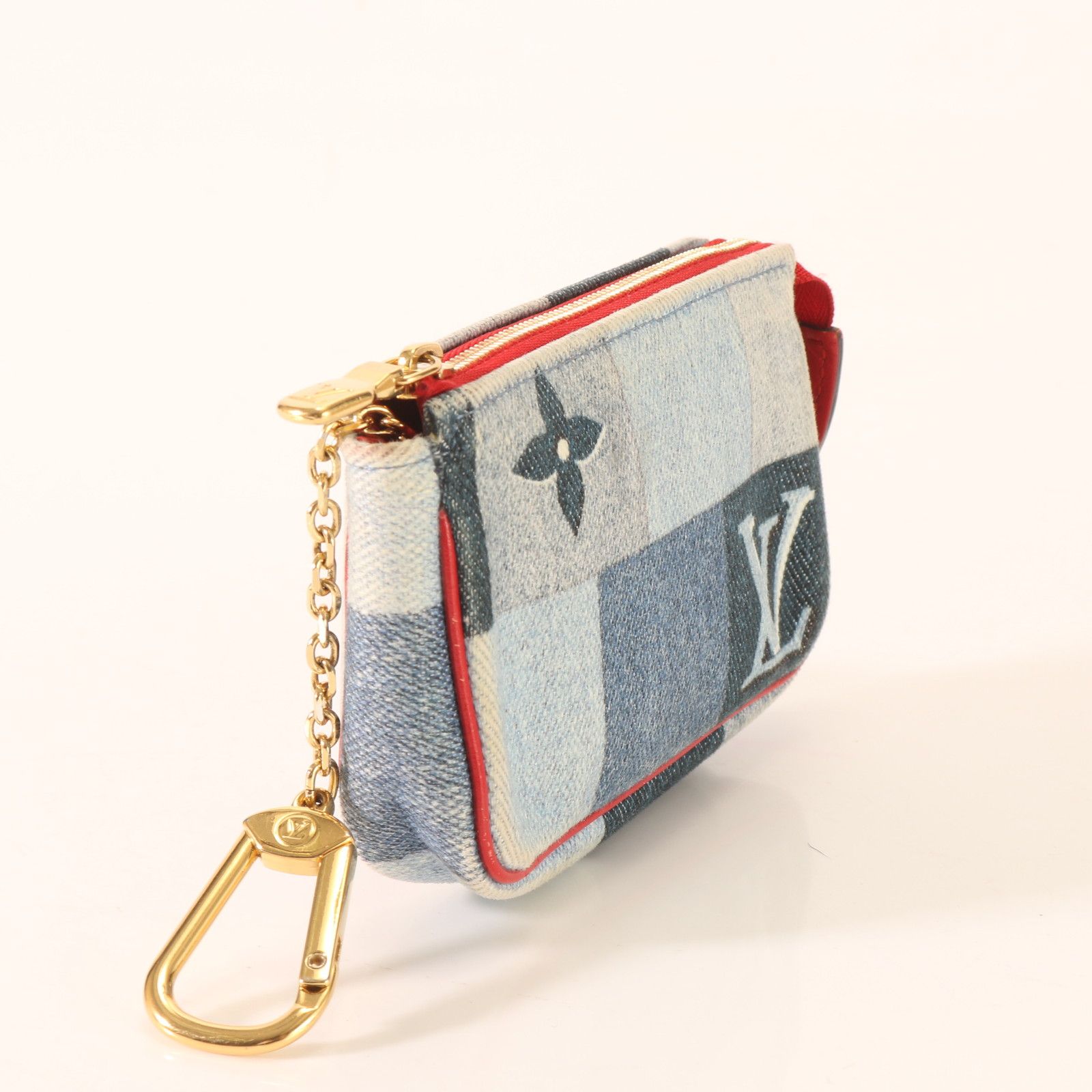 美品 ルイヴィトン モノグラム デニム マイクロ ポシェット