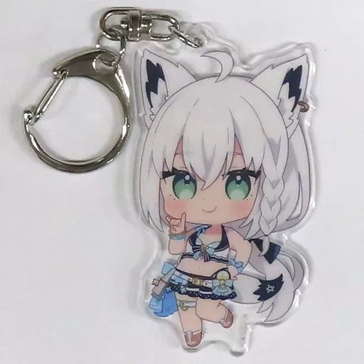 中古】キーホルダー 白上フブキ 「バーチャルYoutuber