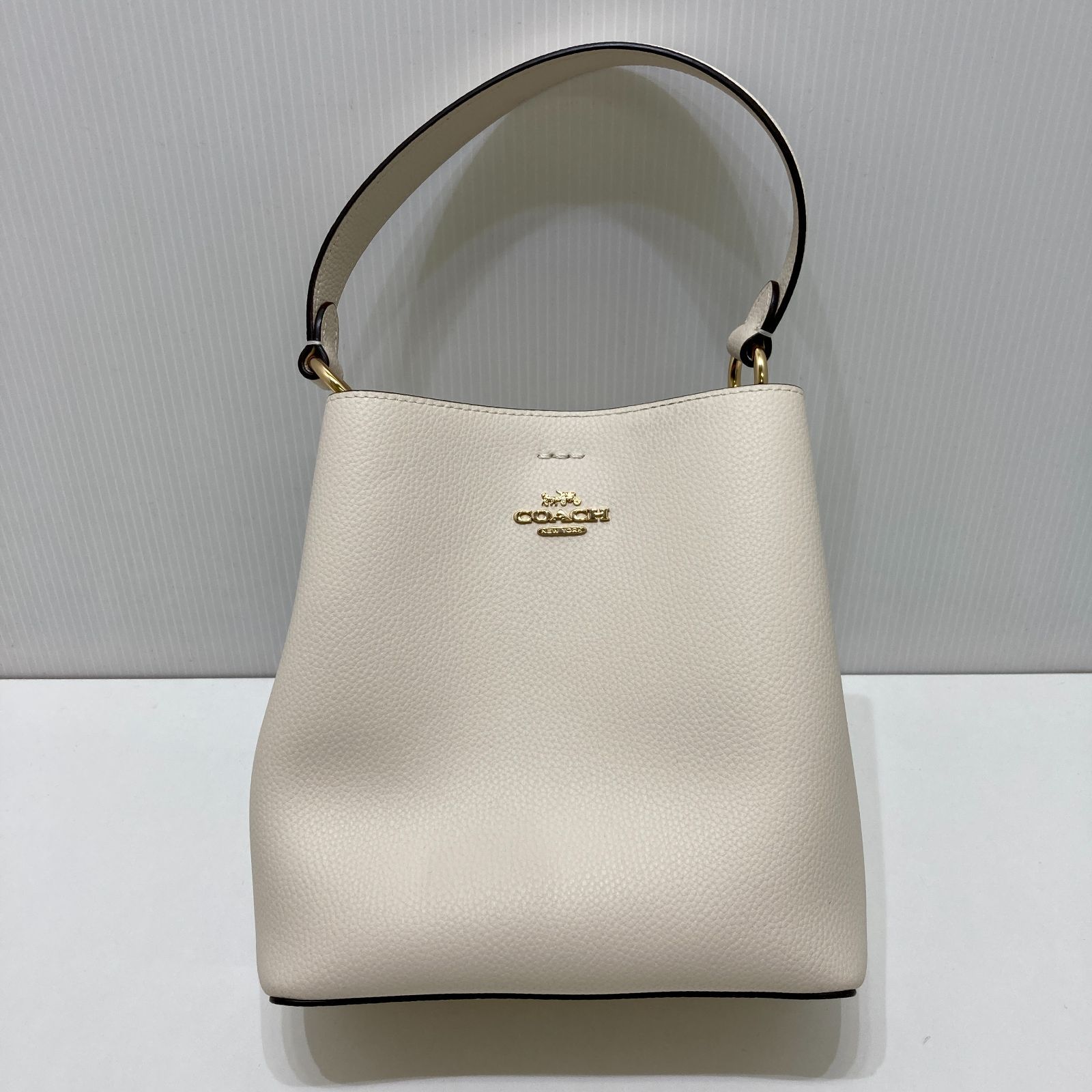 COACH コーチ スモールタウン バケットバッグ 2WAY ホワイト