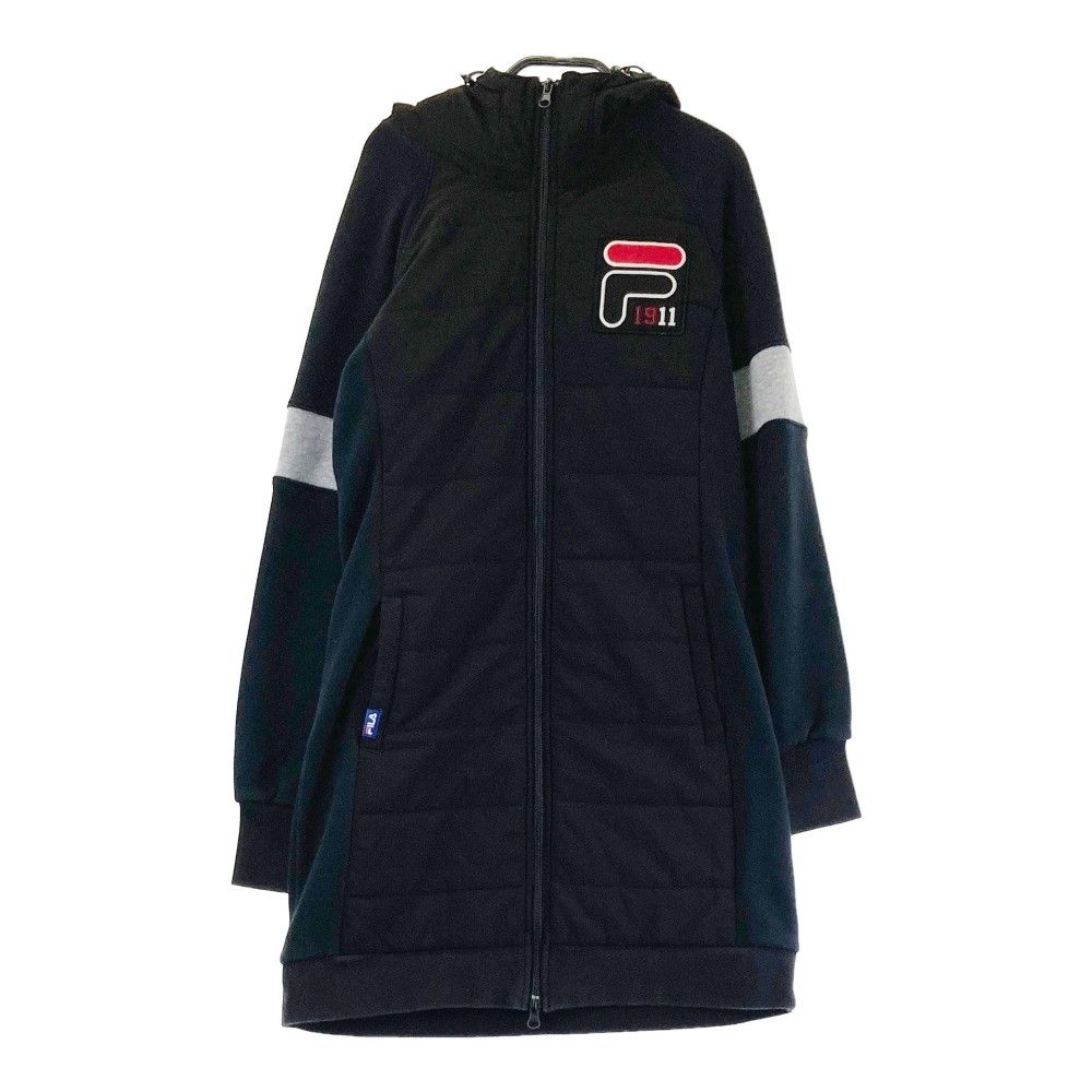 サイズ：M FILA GOLF フィラゴルフ 中綿切替ジップワンピース 裏