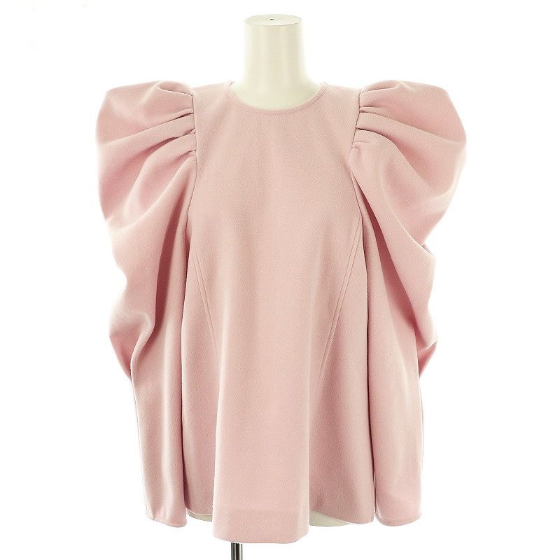 セブンテンバイミホカワヒト SEVEN TEN by MIHO KAWAHITO 23AW ポインティショルダートップス カットソー M ピンク ■OS レディース セブンテンバイミホカワヒト SEVEN TEN by MIHO KAWAHITO 23AW