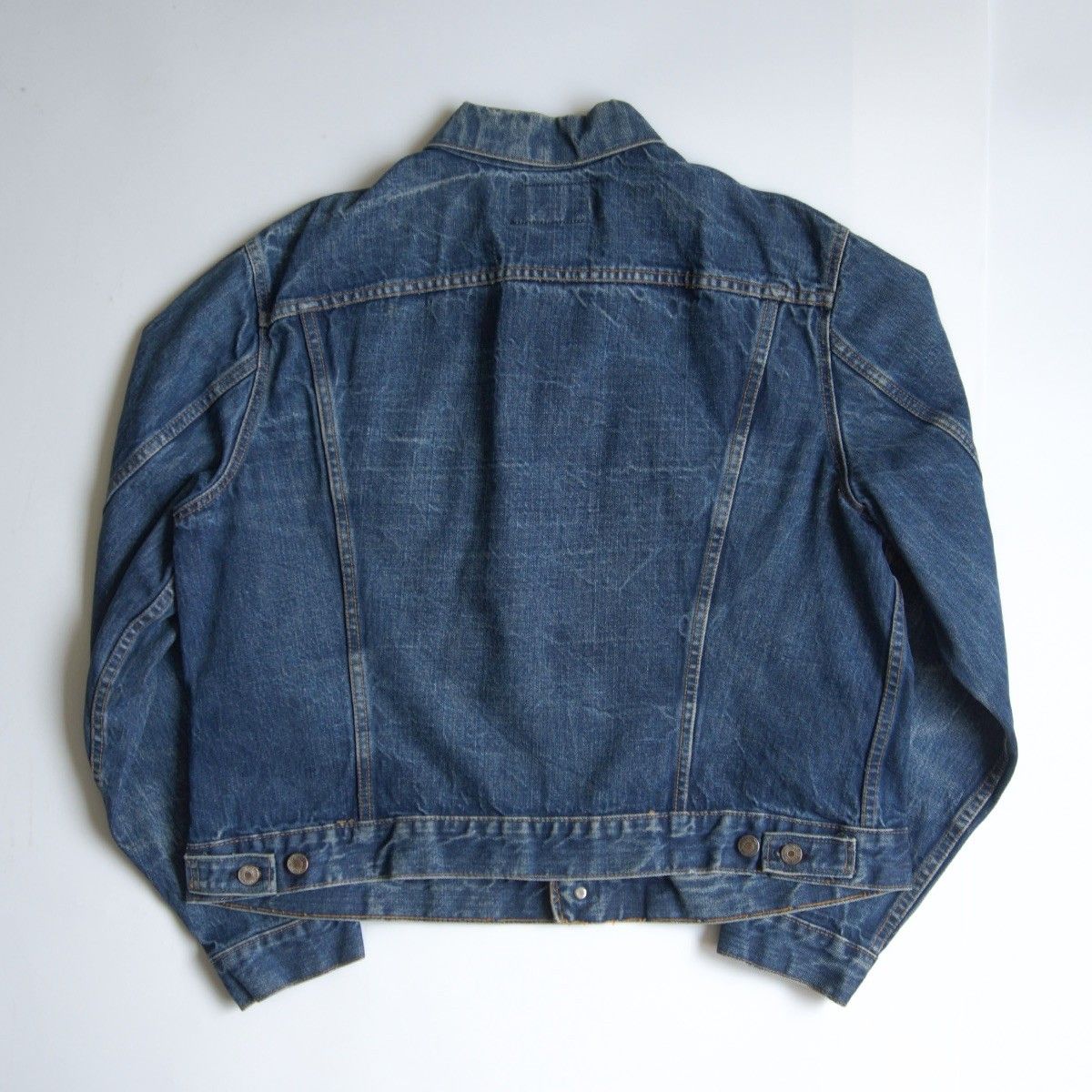 Levi's Premium ダークブルー デニムジャケット Levi's Premium ダークブルー デニムジャケット S（Levi's