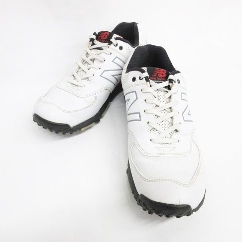 New Balance 574 ゴルフシューズ 白/黒26.5センチ New Balance 574 ゴルフシューズ 白/黒26.5センチ