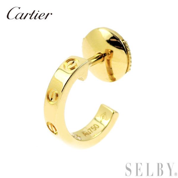 Cartier カルティエ ミニラブピアス K18WG 片方 楽天市場】カルティエ ピアス K18WG ミニラブピアス 片方のみ