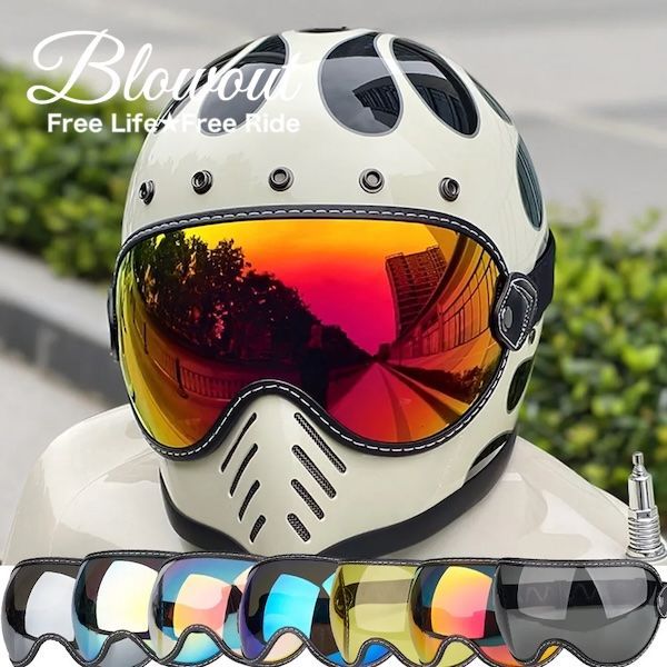 Blowout MOTO3 ヘルメット ゴーグル モトモト3 SG/DOT TT&CO