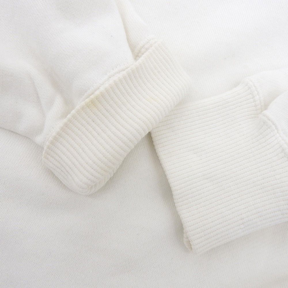イッセイミヤケ　トップス　ホワイト ISSEY MIYAKE イッセイミヤケ I.S ロゴプリント スウェット
