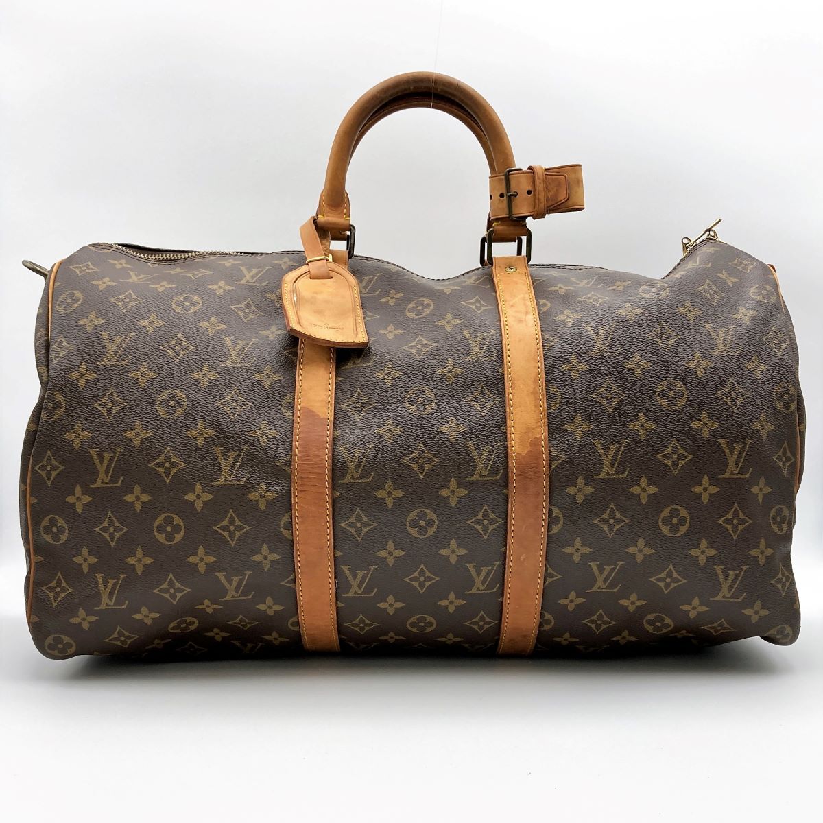 LOUIS VUITTON ルイ・ヴィトン モノグラム キーポル50 バンドリエール