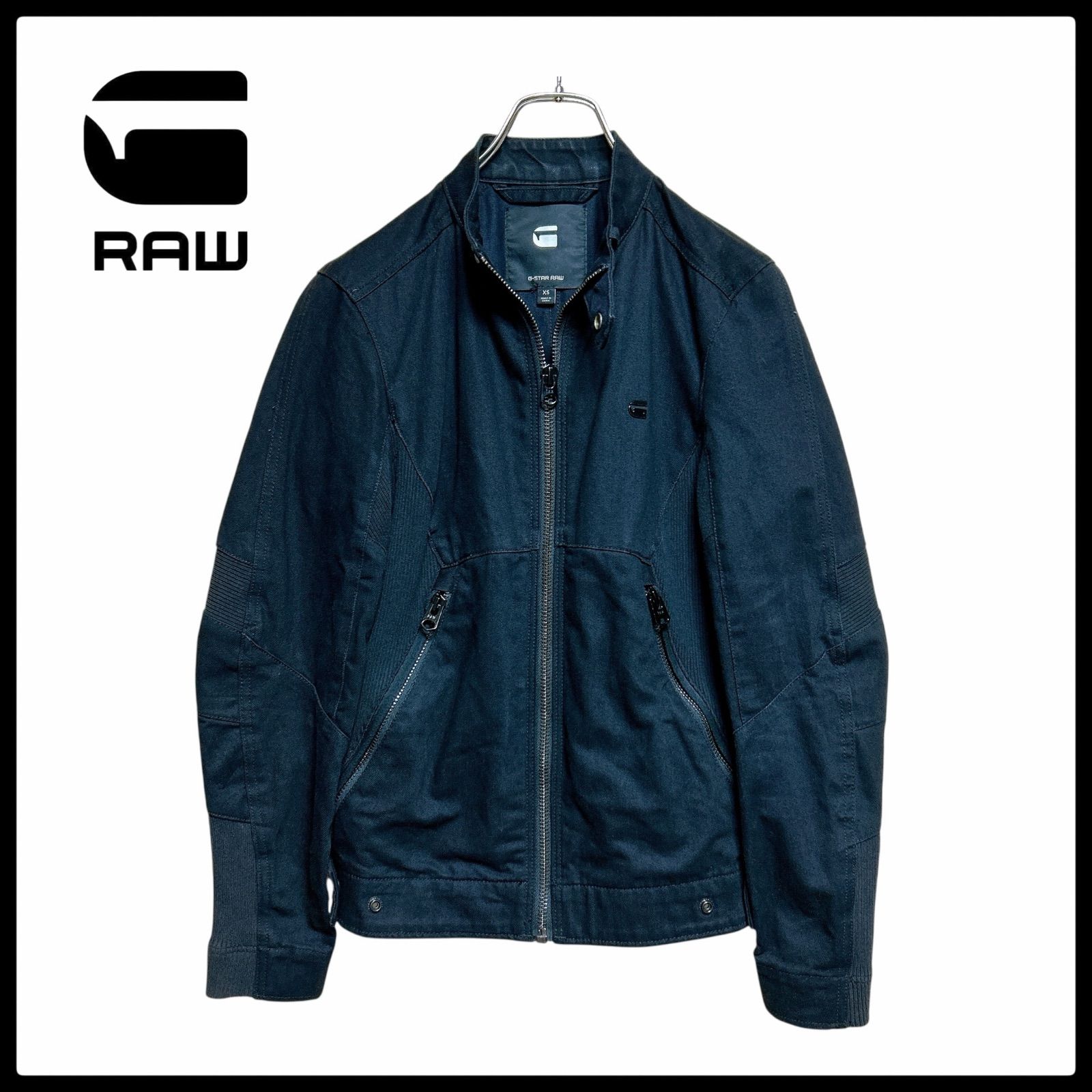 ジースターロウ MOTAC-X 3D SLIM JACKET メンズ レディース リブ 