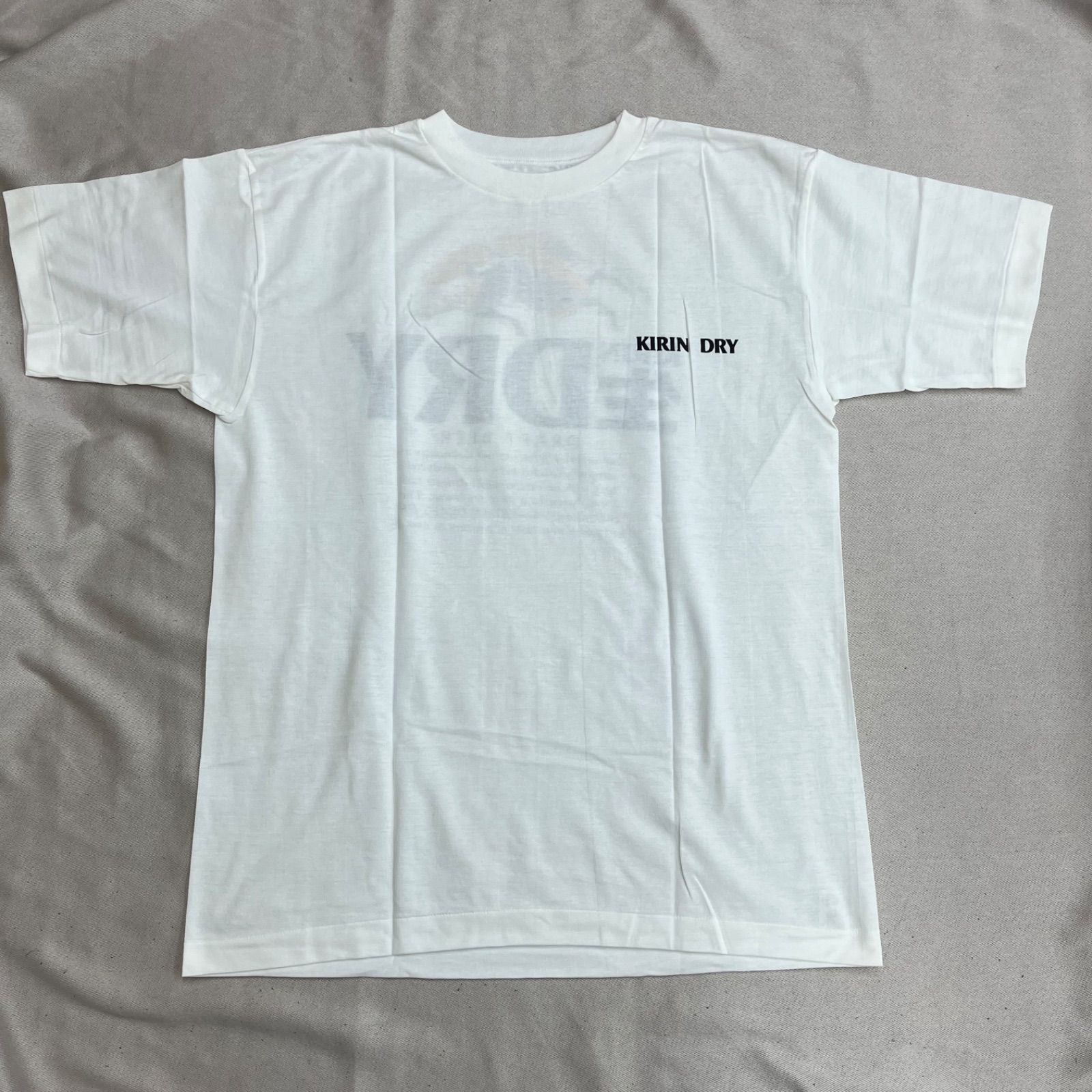 未使用】【レア】キリン 生 ビール ドライ Tシャツ ノベルティ 非売品