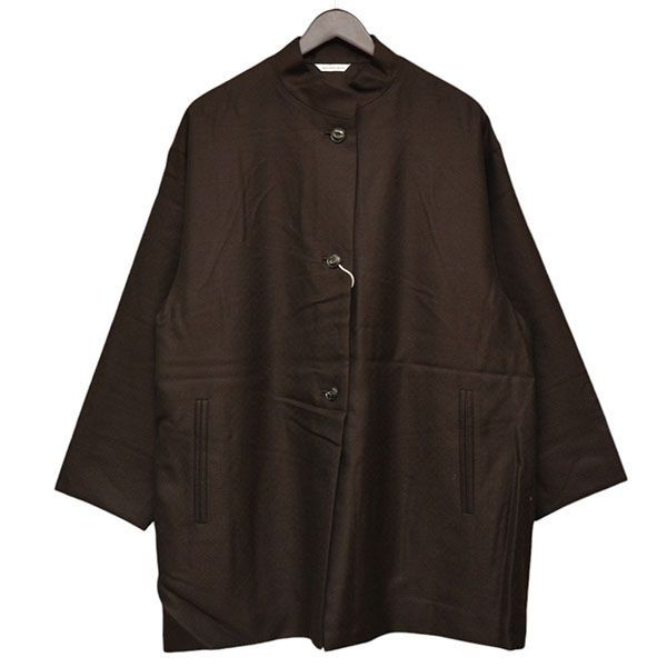 lawgy/2way neck front double point coat lawgy 2way neck front