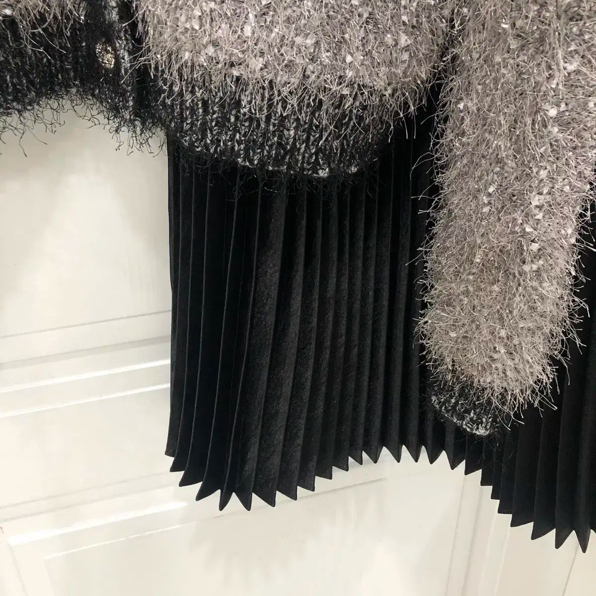 プリーツ シャーリング